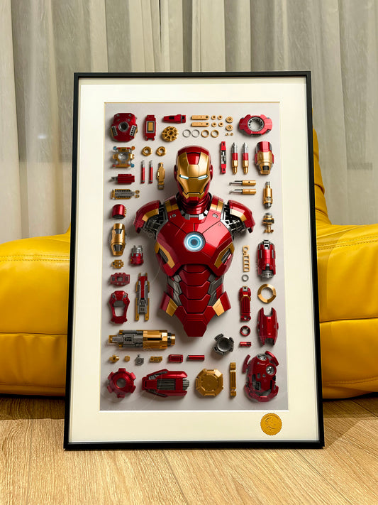 Xing Kong Studio - Iron Man Poster Frame