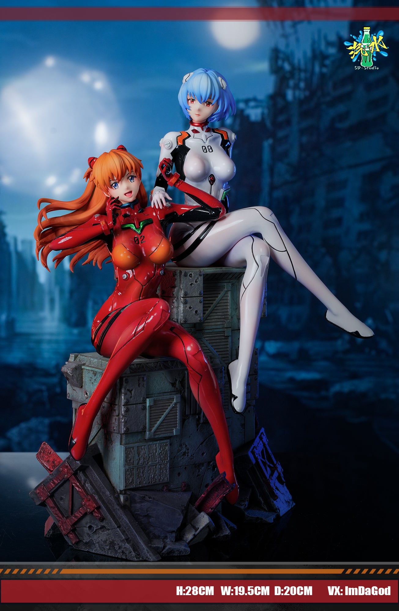 SD Studio - Soryu Asuka Langley & Ayanami Rei [2 Variants]