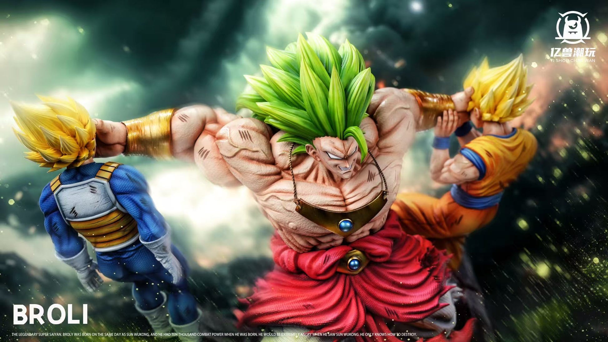 YISHOU Studio / Yi Shou Chao Wan - Broly VS Goku & Vegeta