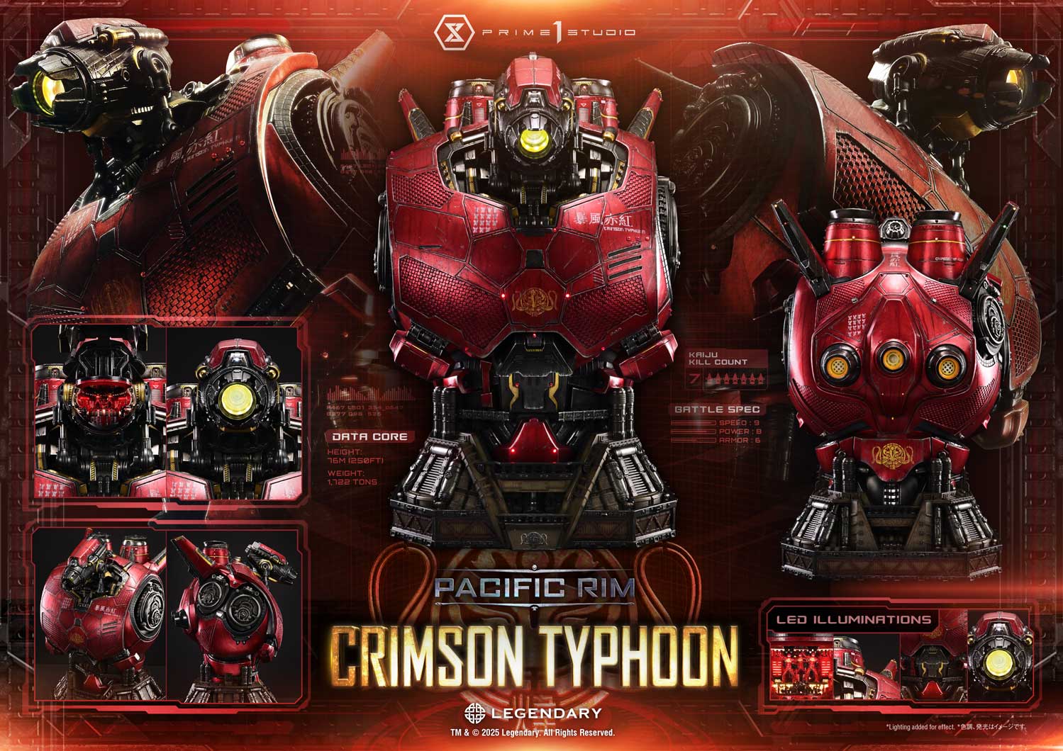 Prime 1 Studio - Crimson Typhoon LSPACRIM-03 / LSPACRIM-03DX [Licensed] [2 Variants]