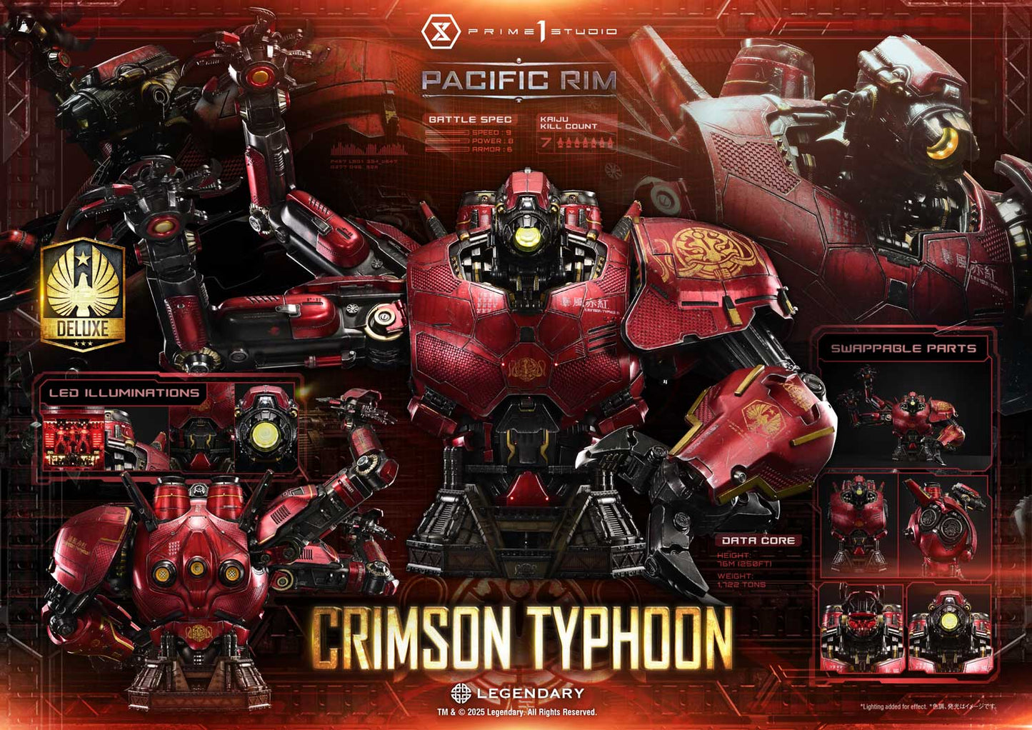 Prime 1 Studio - Crimson Typhoon LSPACRIM-03 / LSPACRIM-03DX [Licensed] [2 Variants]