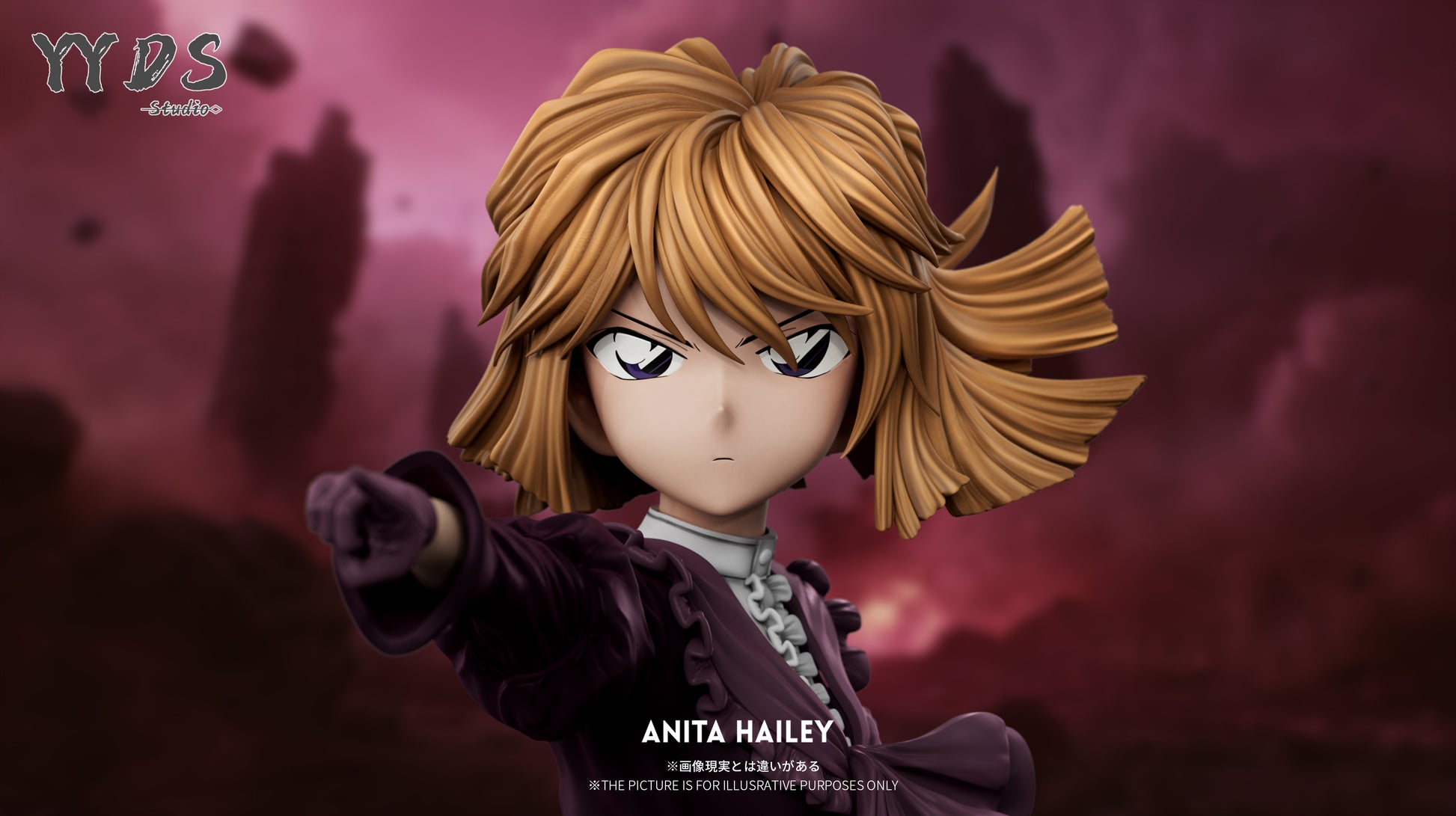 YYDS Studio - Gothic Black Dress Ai Haibara
