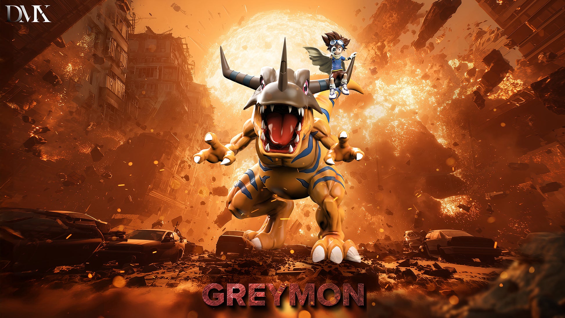 DMX Studio - Greymon & Yagami Taichi [2 Variants]