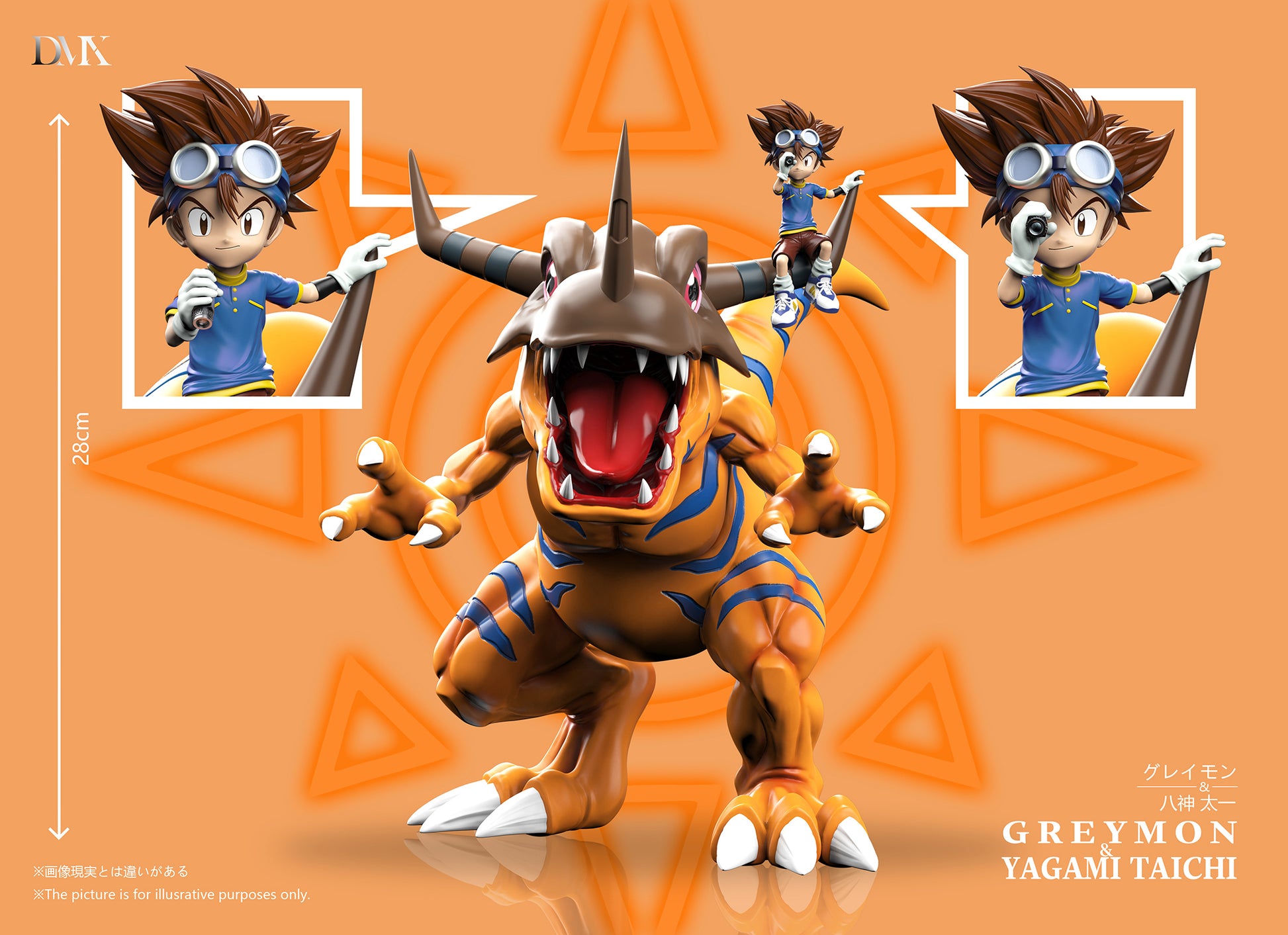 DMX Studio - Greymon & Yagami Taichi [2 Variants]