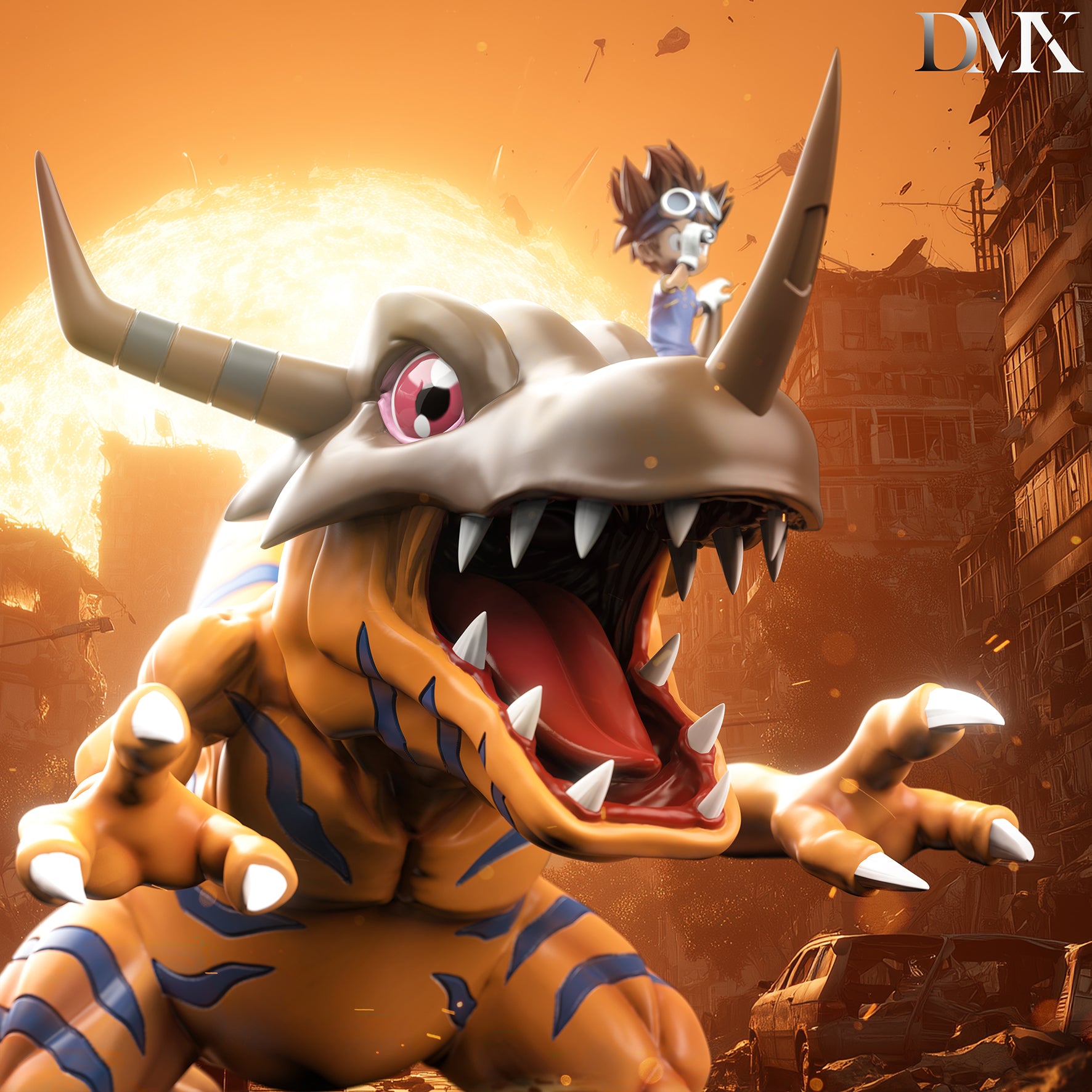 DMX Studio - Greymon & Yagami Taichi [2 Variants]