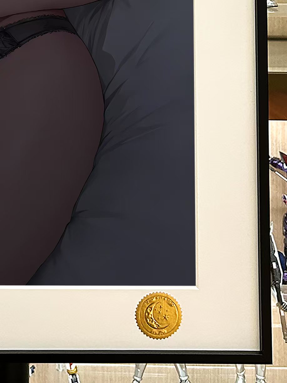 Xing Kong Studio - Sleeping Position Evelyn Chevalier Poster Frame