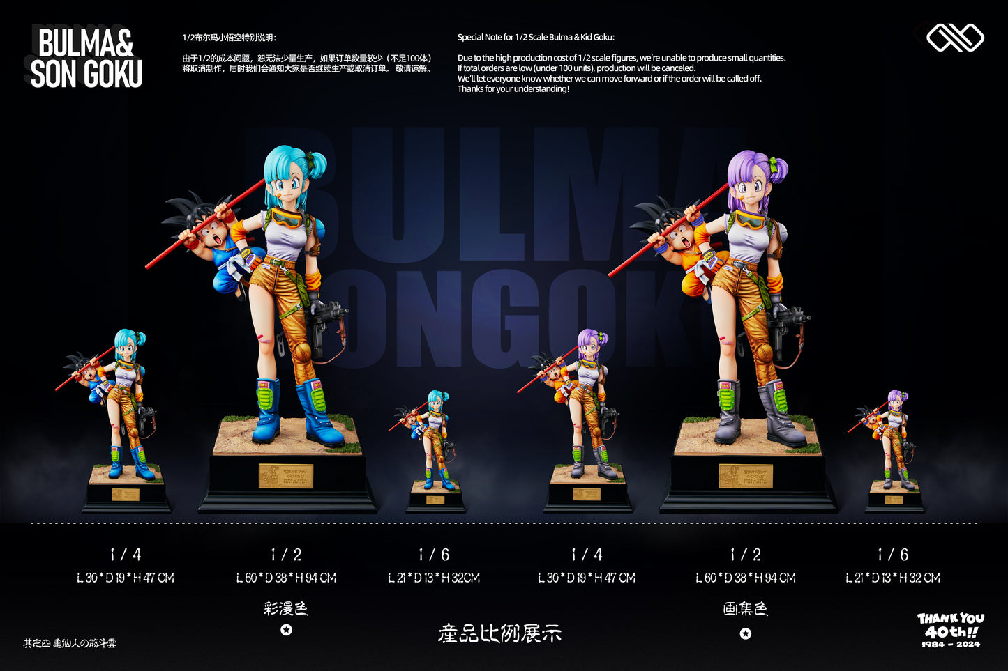 Infinite Studio - Bulma & Goku [6 Variants]