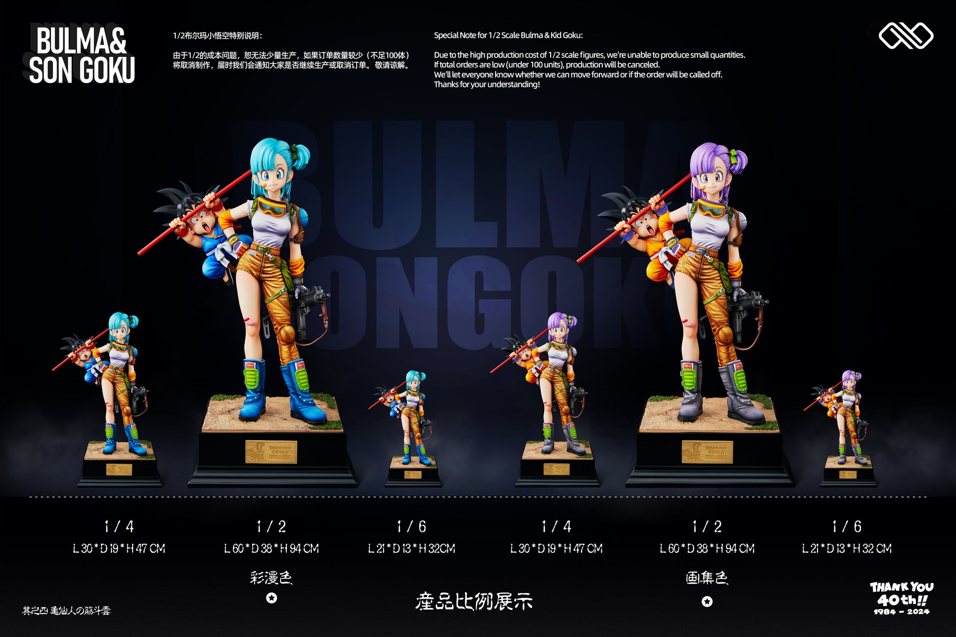 Infinite Studio - Bulma & Goku [6 Variants]