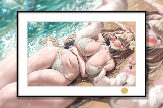 H-TWO Studio - Fuyuyama Asako Beach Poster Frame