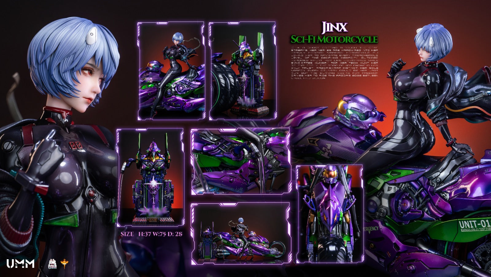DT Studio - Ayanami Rei sci-fi motorcycle [2 Variants]
