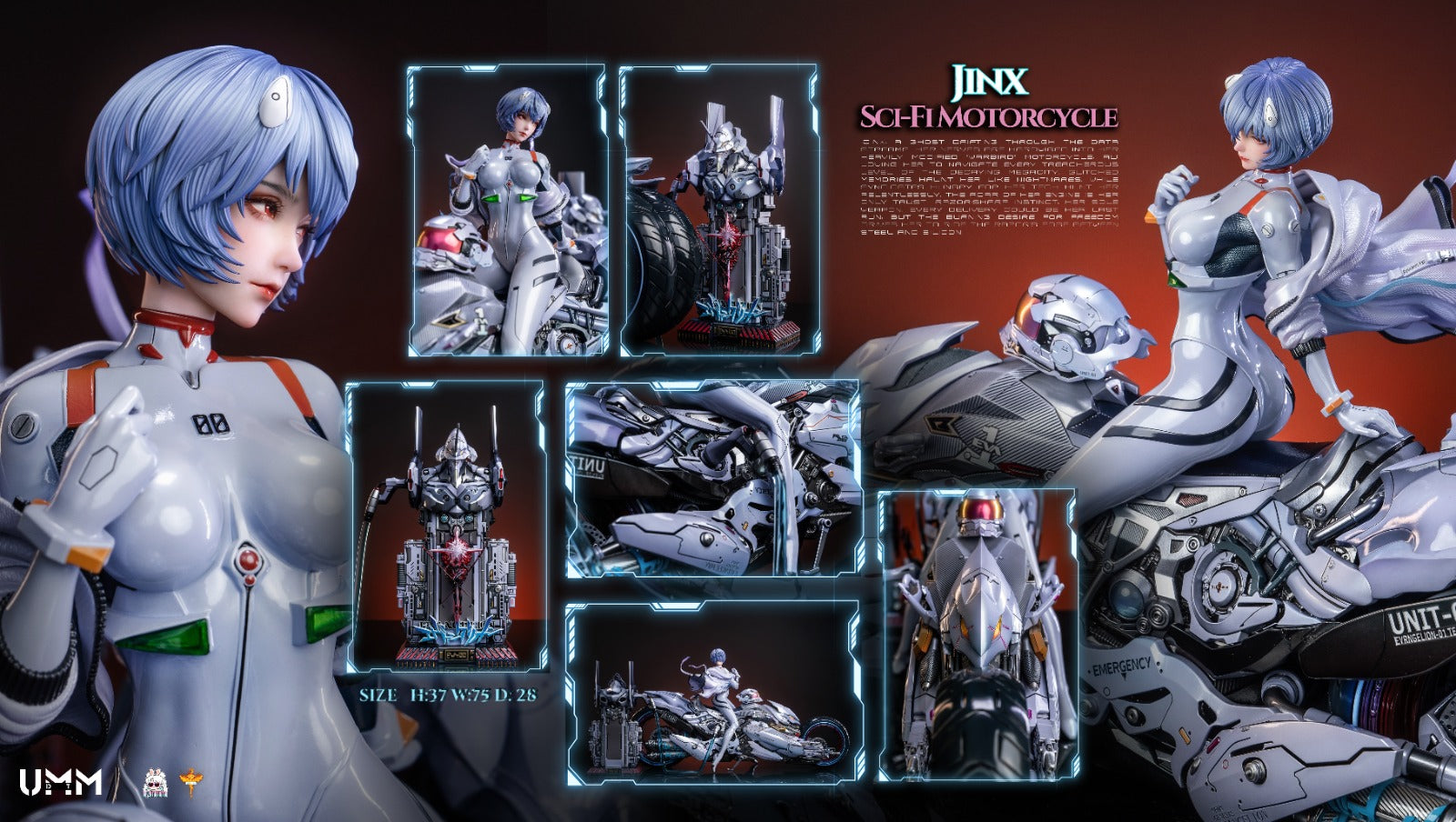 DT Studio - Ayanami Rei sci-fi motorcycle [2 Variants]