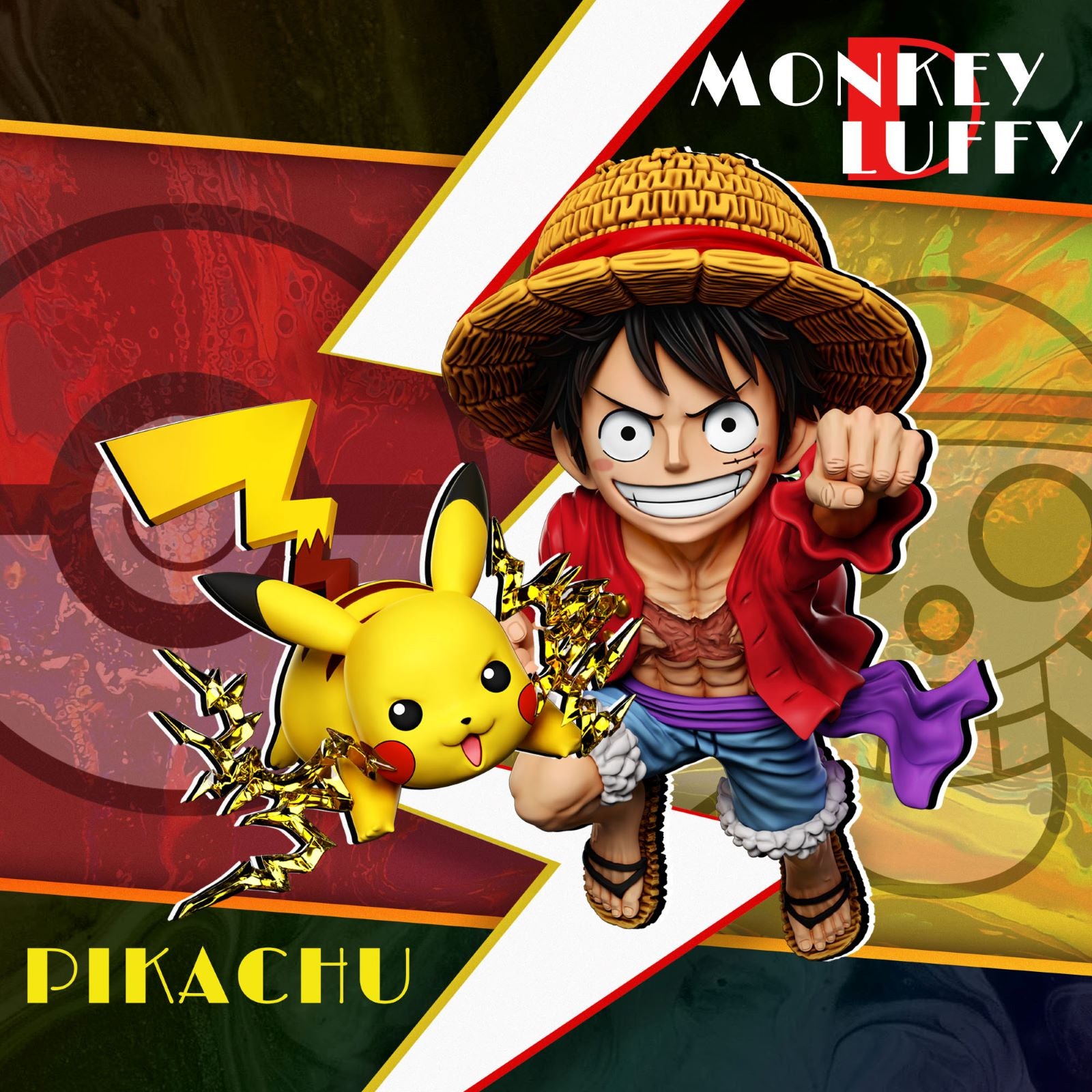 A+ Studio - Pikachu & Luffy [2 Variants]