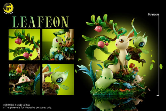 Moon Shadow Studio - Leafeon & Celebi & Chikorita & Shroomish & Cherubi Natural