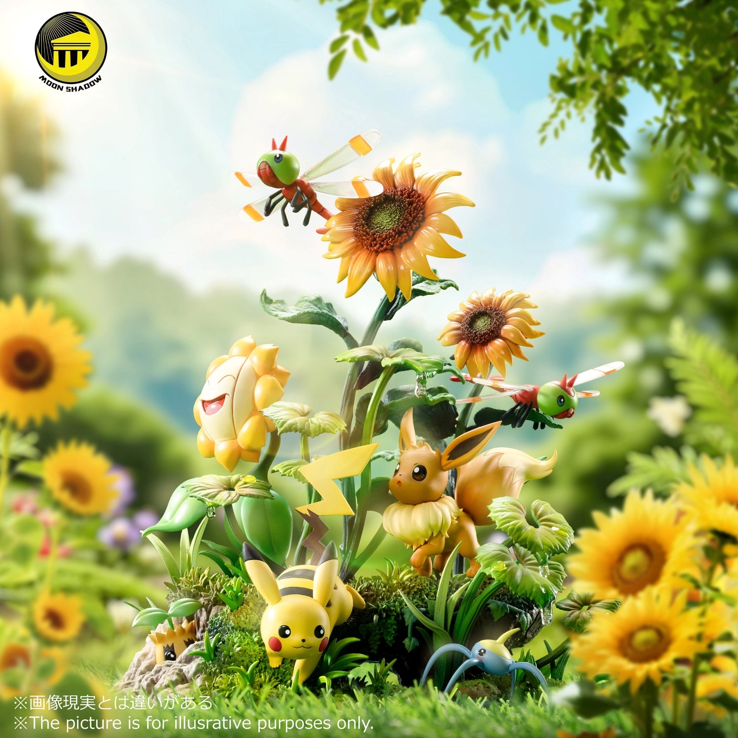 Moon Shadow Studio - Eevee & Pikachu & Yanma & Surskit & Sunkern & Sunflora [2 Variants]