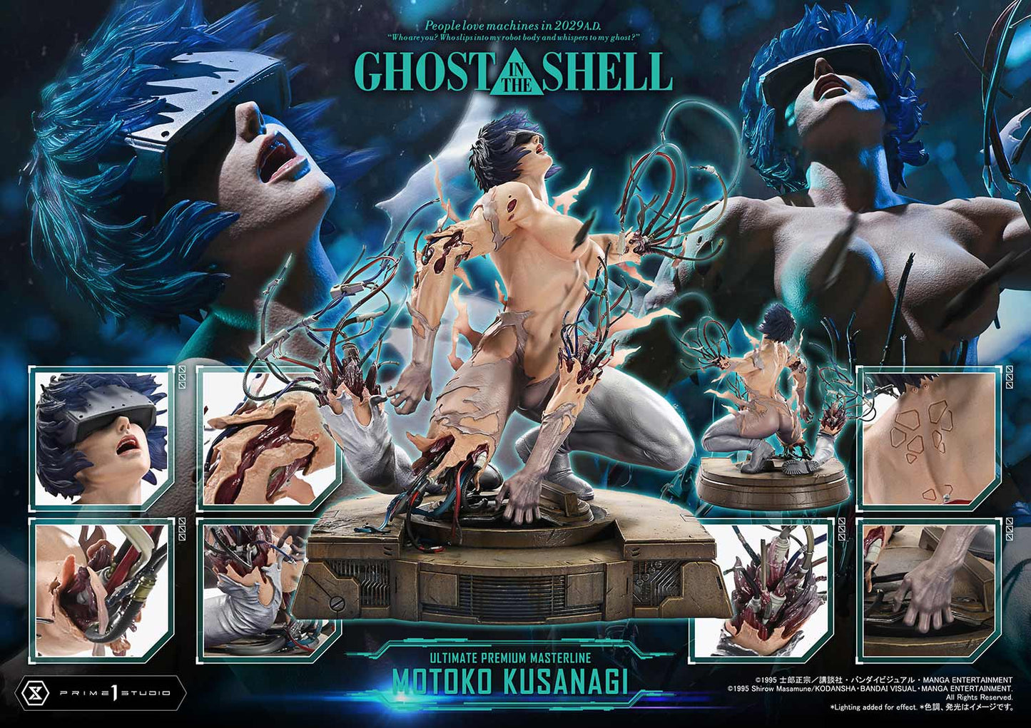 Prime 1 Studio - Motoko Kusanagi VS Arachnida UPMGITS-02 / UPMGITS-02S / UPMGITS-03 [Licensed] [3 Variants]