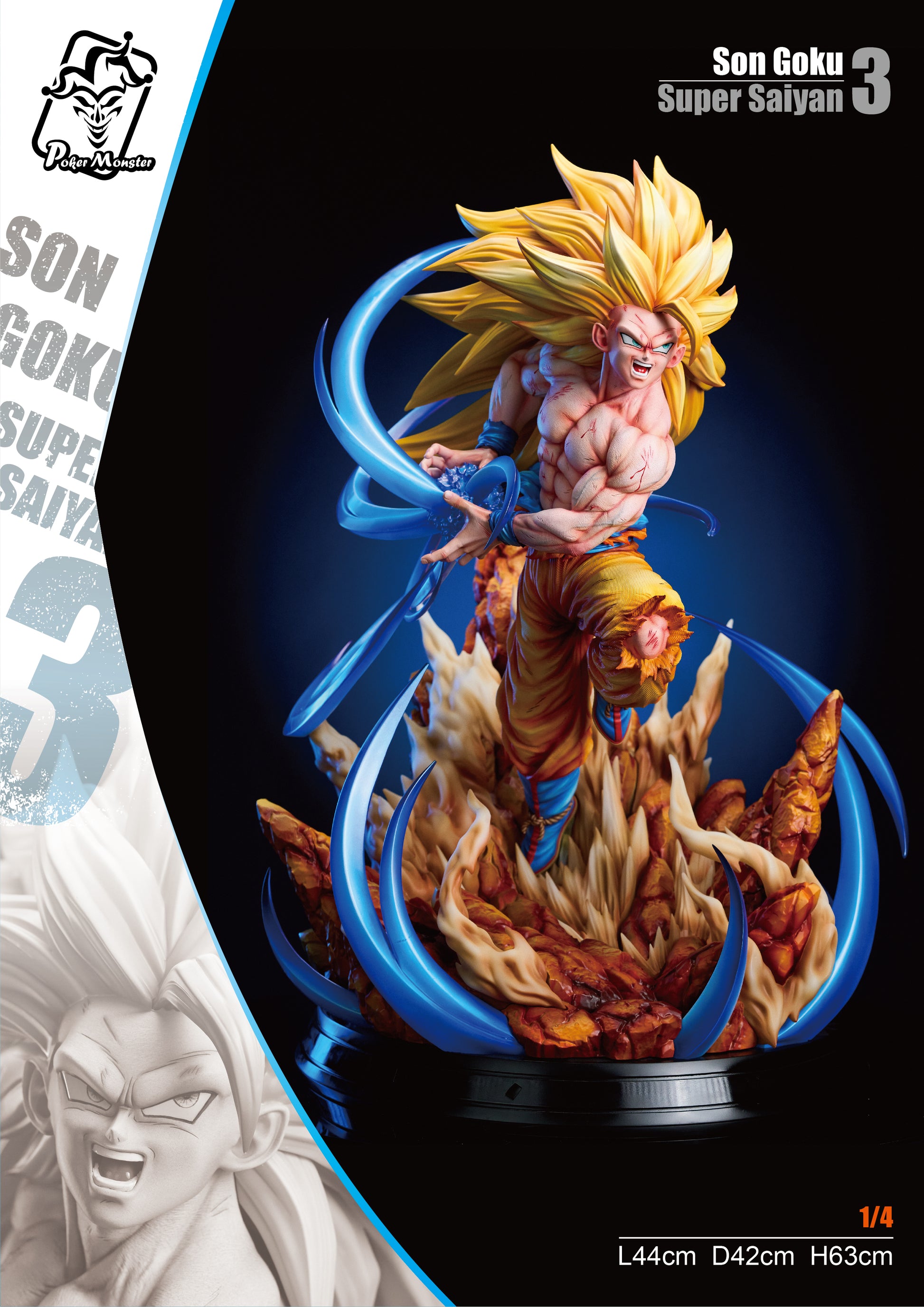Poker Monster Studio - Super Saiyan 3 Son Goku [2 Variants]