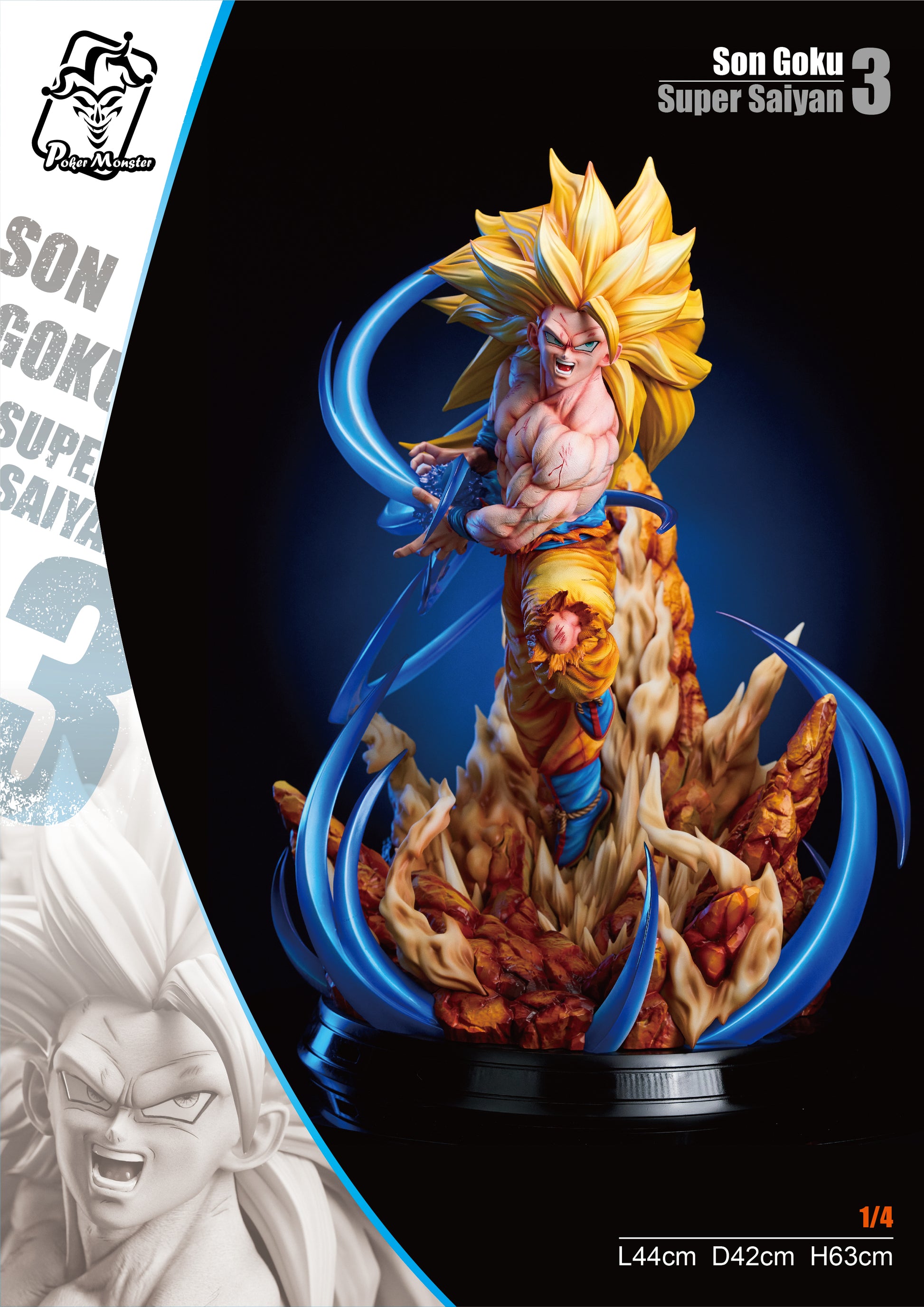 Poker Monster Studio - Super Saiyan 3 Son Goku [2 Variants]