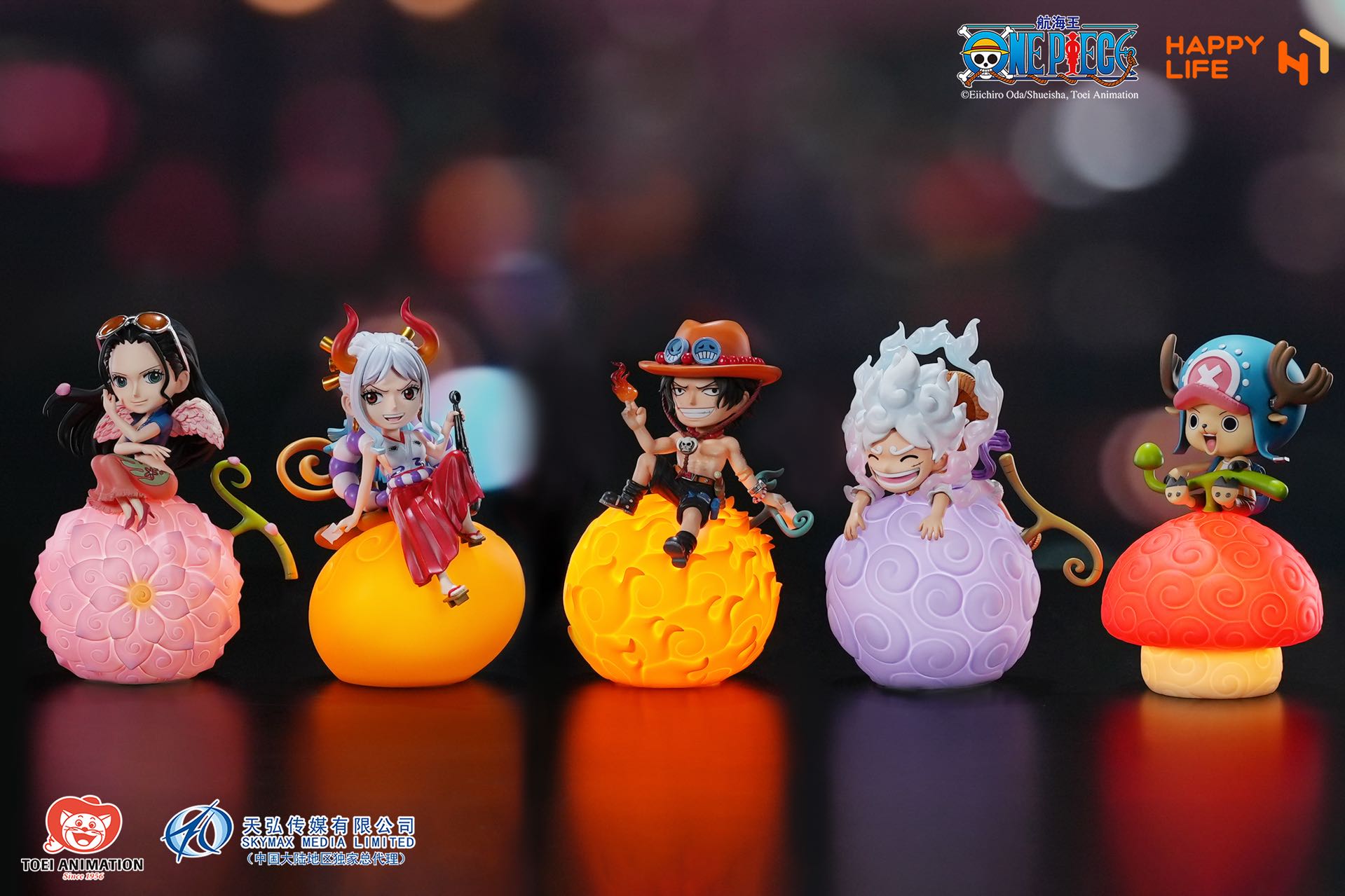HAPPY LIFE Studio - Portgas D. Ace Voice-Controlled Night Light HL-0503 [Licensed]