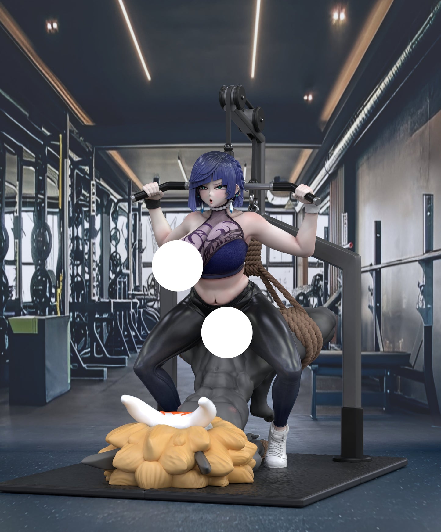 Xing Zhe Studio - Ye Lan at the Gym Adult Version