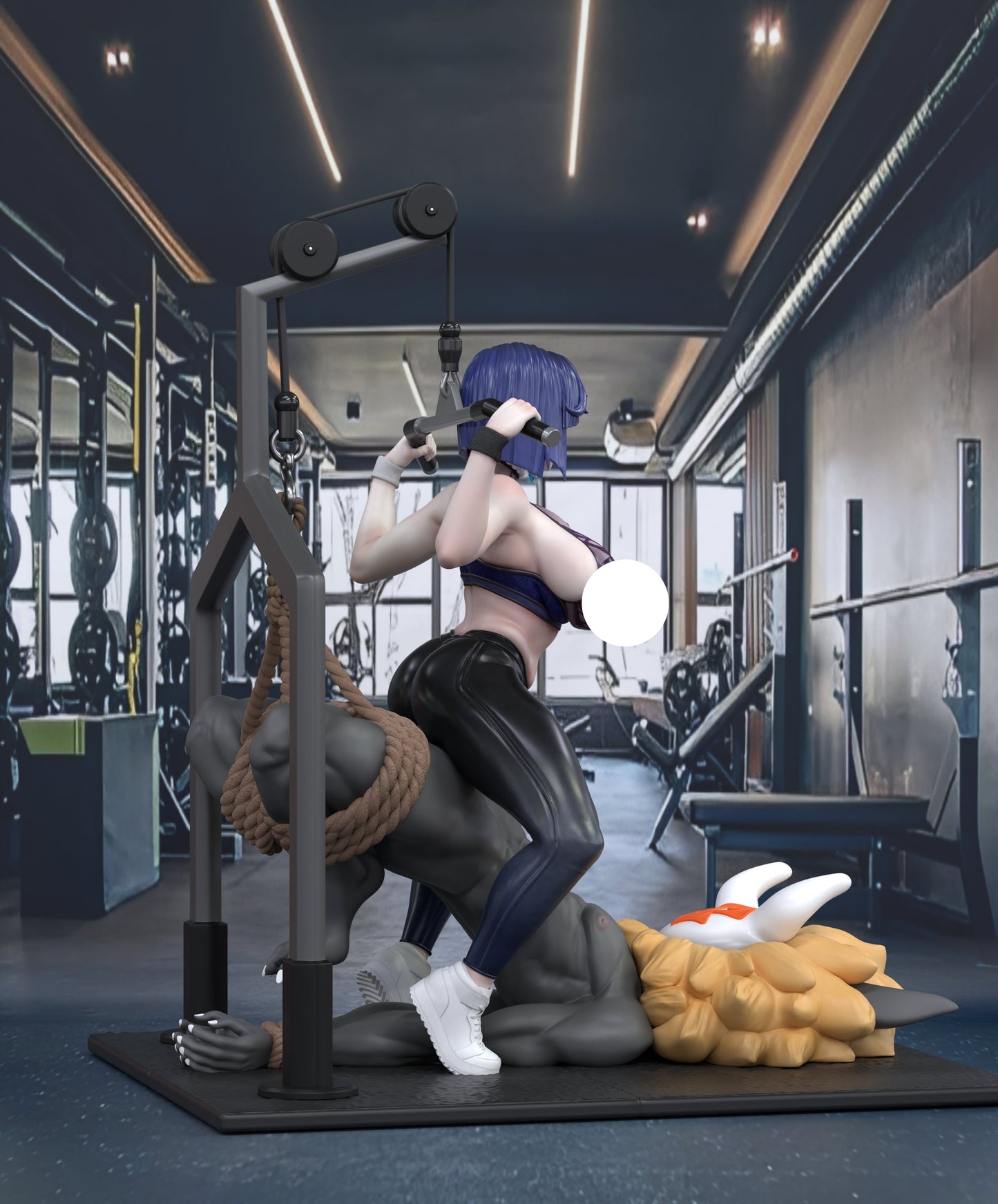 Xing Zhe Studio - Ye Lan at the Gym Adult Version