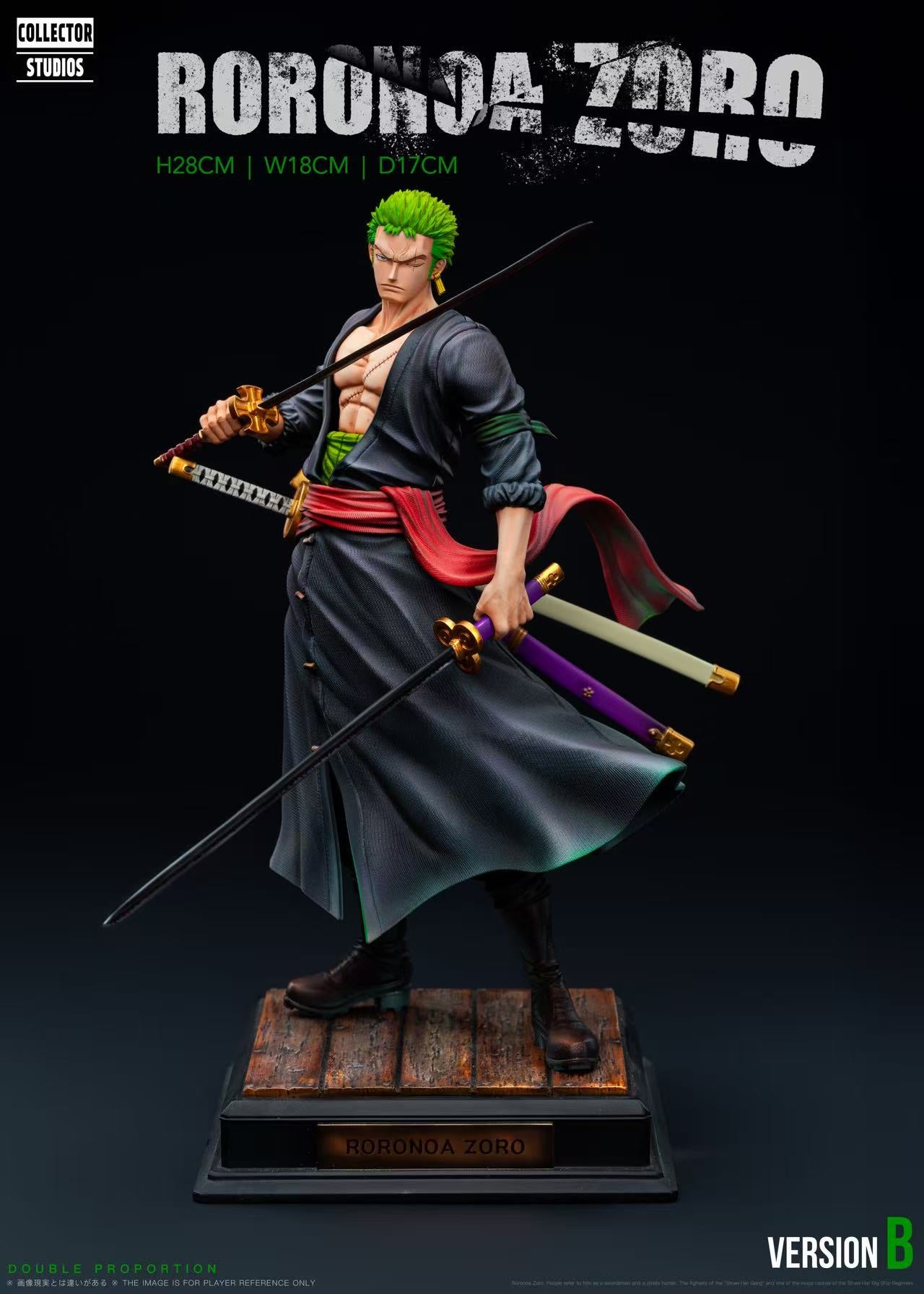 置物 wanococoro COLLECTOR Studio - Wano Country Onigashima Zoro [2 Variants