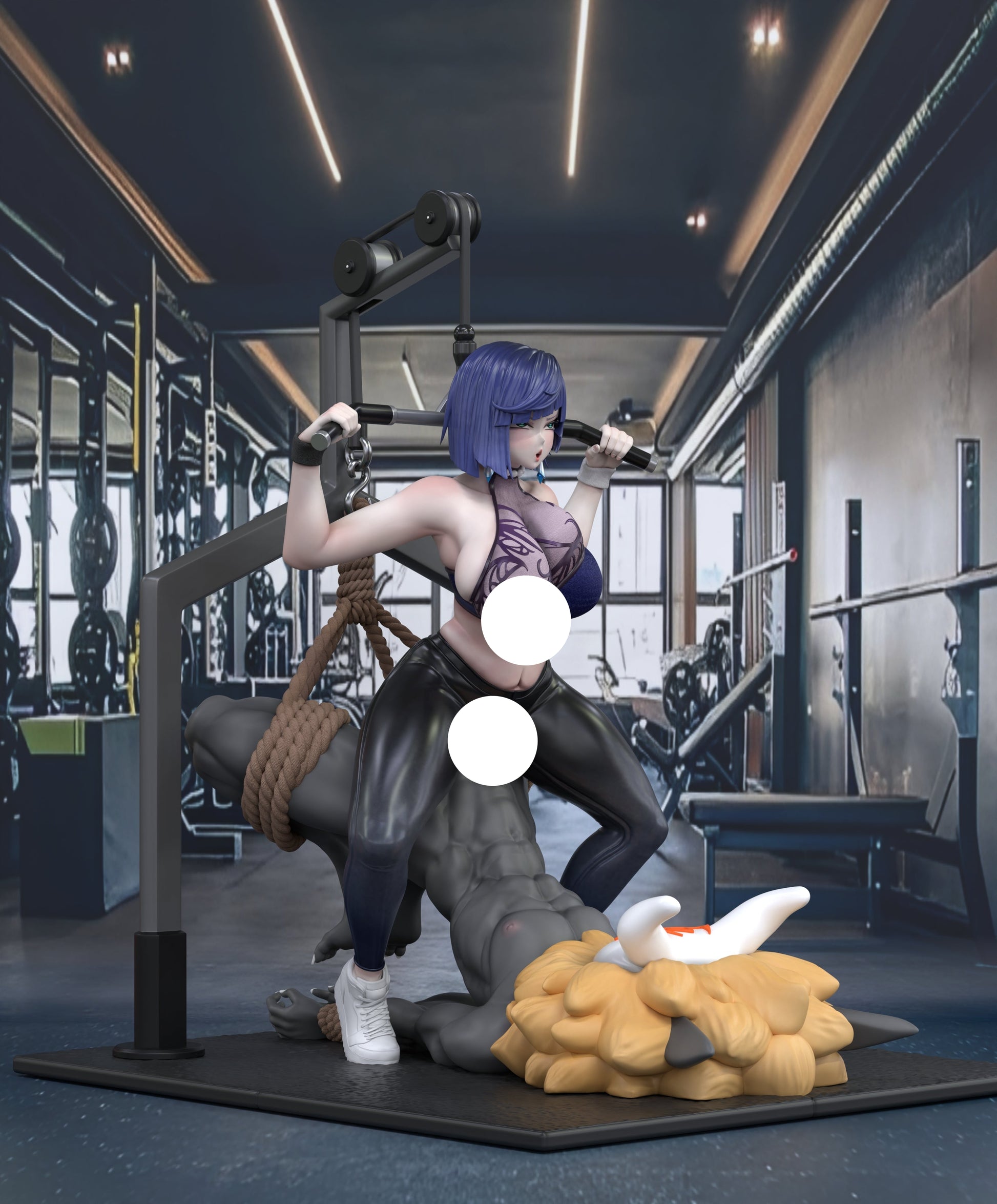 Xing Zhe Studio - Ye Lan at the Gym Adult Version