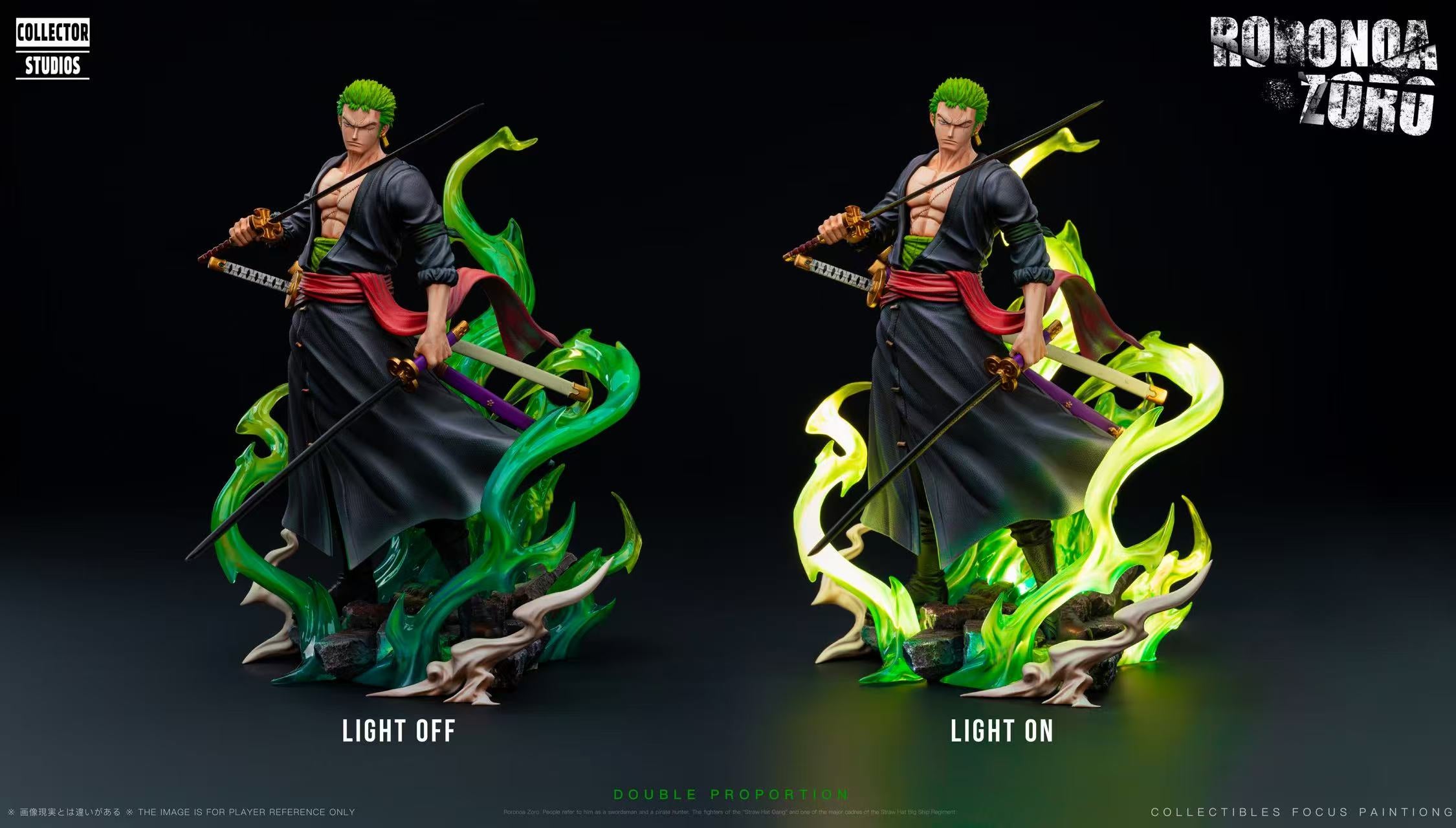 COLLECTOR Studio - Wano Country Onigashima Zoro [2 Variants