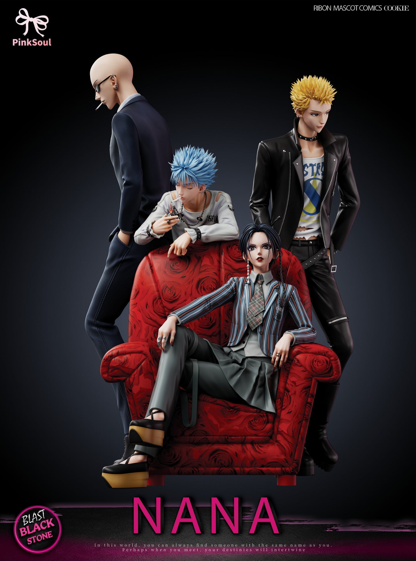 Pinksoul Studio - Nana Osaki X Yasushi Takagi X Nobuo Terashima X Shinichi Okazaki