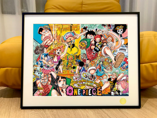 Xing Kong Studio - Straw Hat Crew Claw Machine Poster Frame