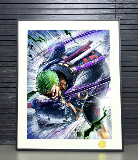 H-Two Studio - Egghead Arc Zoro Poster Frame