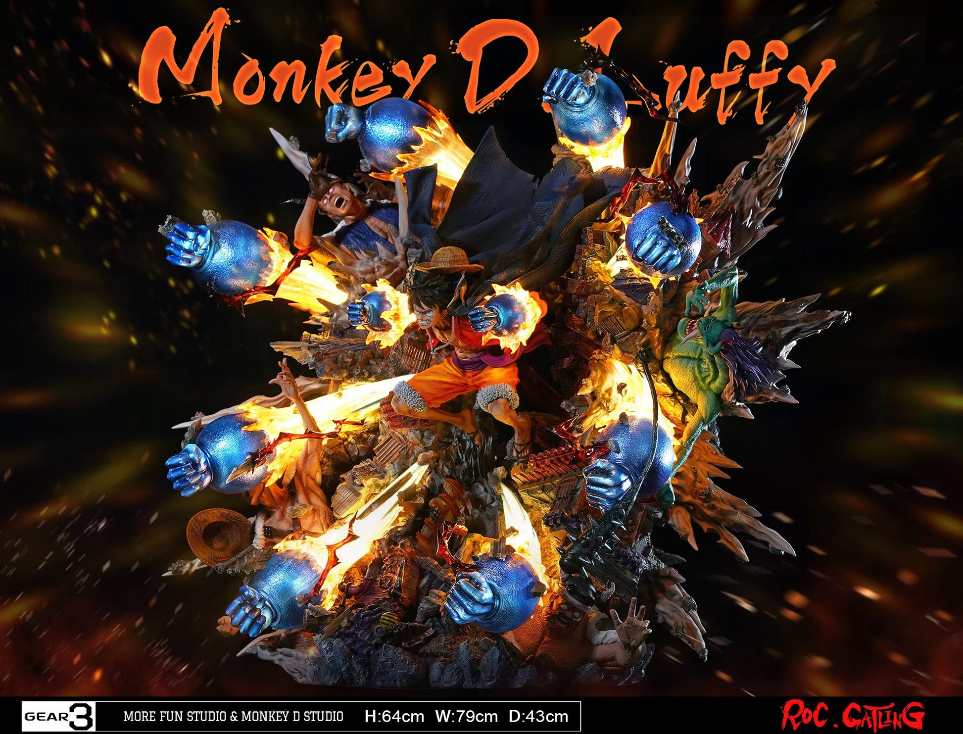 More Fun Studio X Monkey D. Studio - Monkey D. Luffy GEAR3