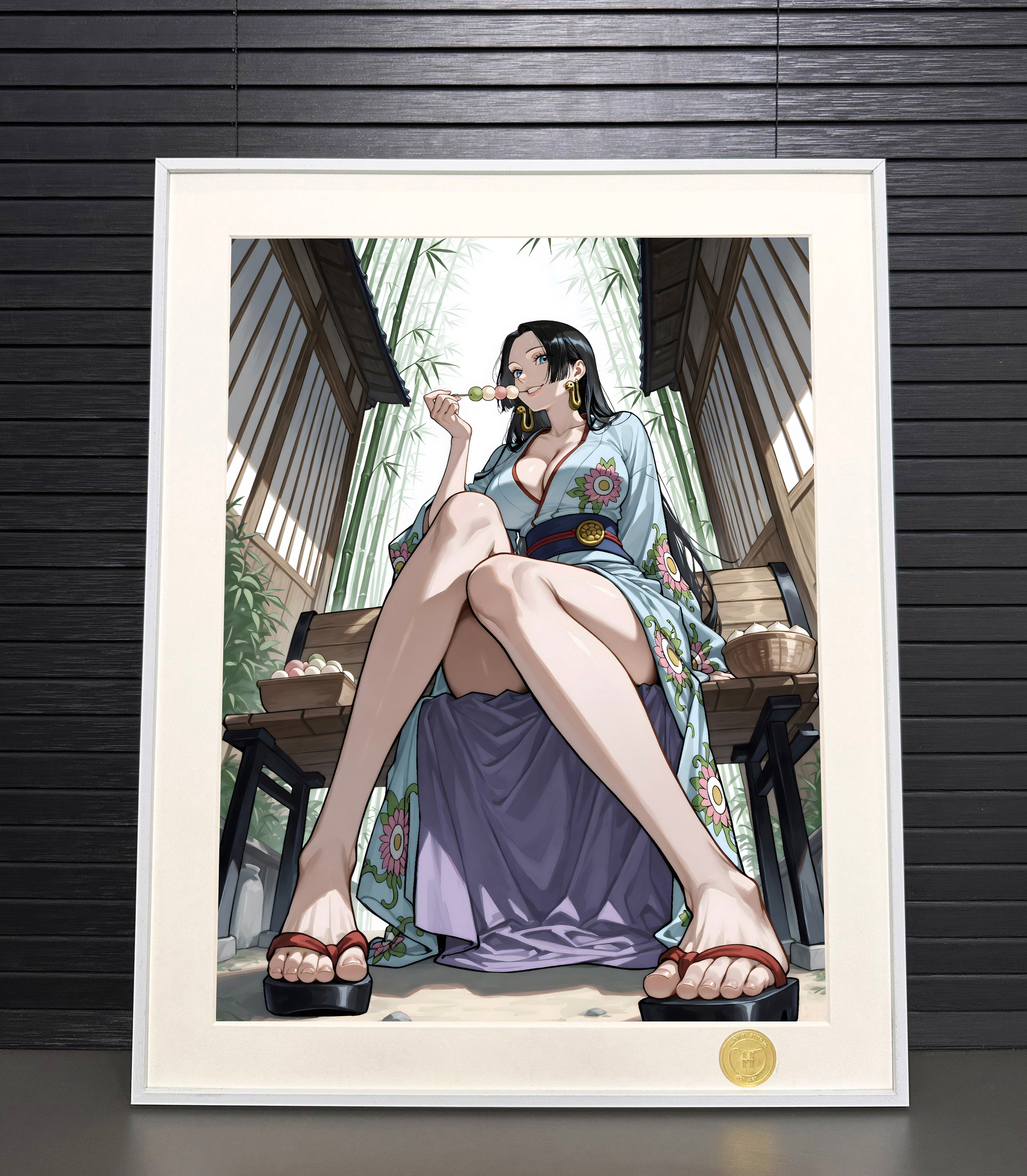 H-Two Studio - Kimono Boa Hancock Poster Frame