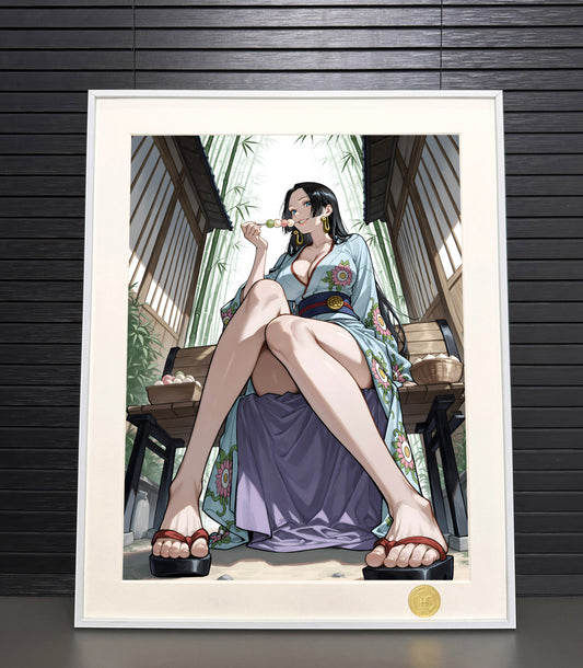 H-Two Studio - Kimono Boa Hancock Poster Frame