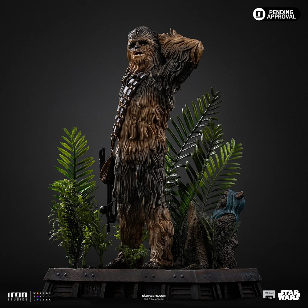 Iron Studio - Chewbacca and Tokkat  LUCSWR130325-10 [Licensed]