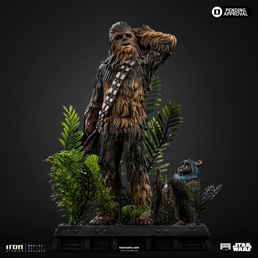 Iron Studio - Chewbacca and Tokkat  LUCSWR130325-10 [Licensed]