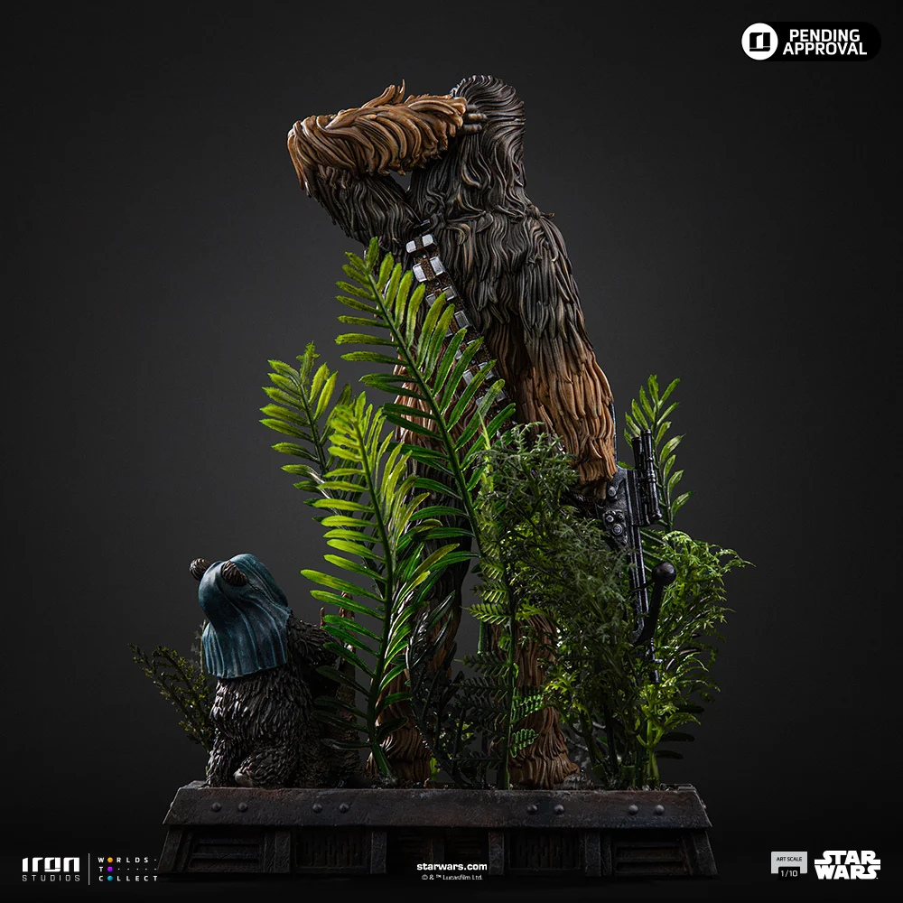 Iron Studio - Chewbacca and Tokkat  LUCSWR130325-10 [Licensed]