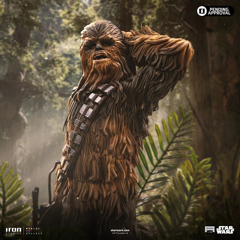 Iron Studio - Chewbacca and Tokkat  LUCSWR130325-10 [Licensed]