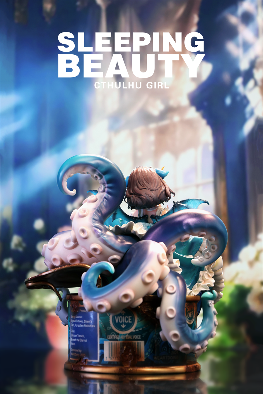 WeArtDoing - Sleeping Beauty Cthulhu Girl - Buds of the Abyss / Blue Phantom / Scarlet Dream [3 Variants]