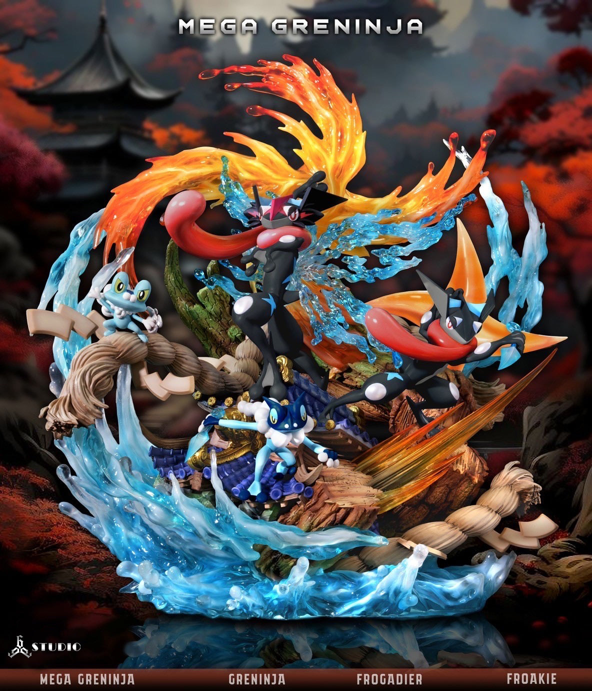 666 Studio - Mega Greninja Water Shuriken All Out [2 Variants]