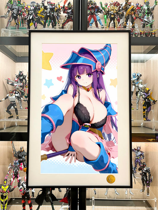 Xing Kong Studio - Dark Magician Girl Cosplay Fern Poster Frame