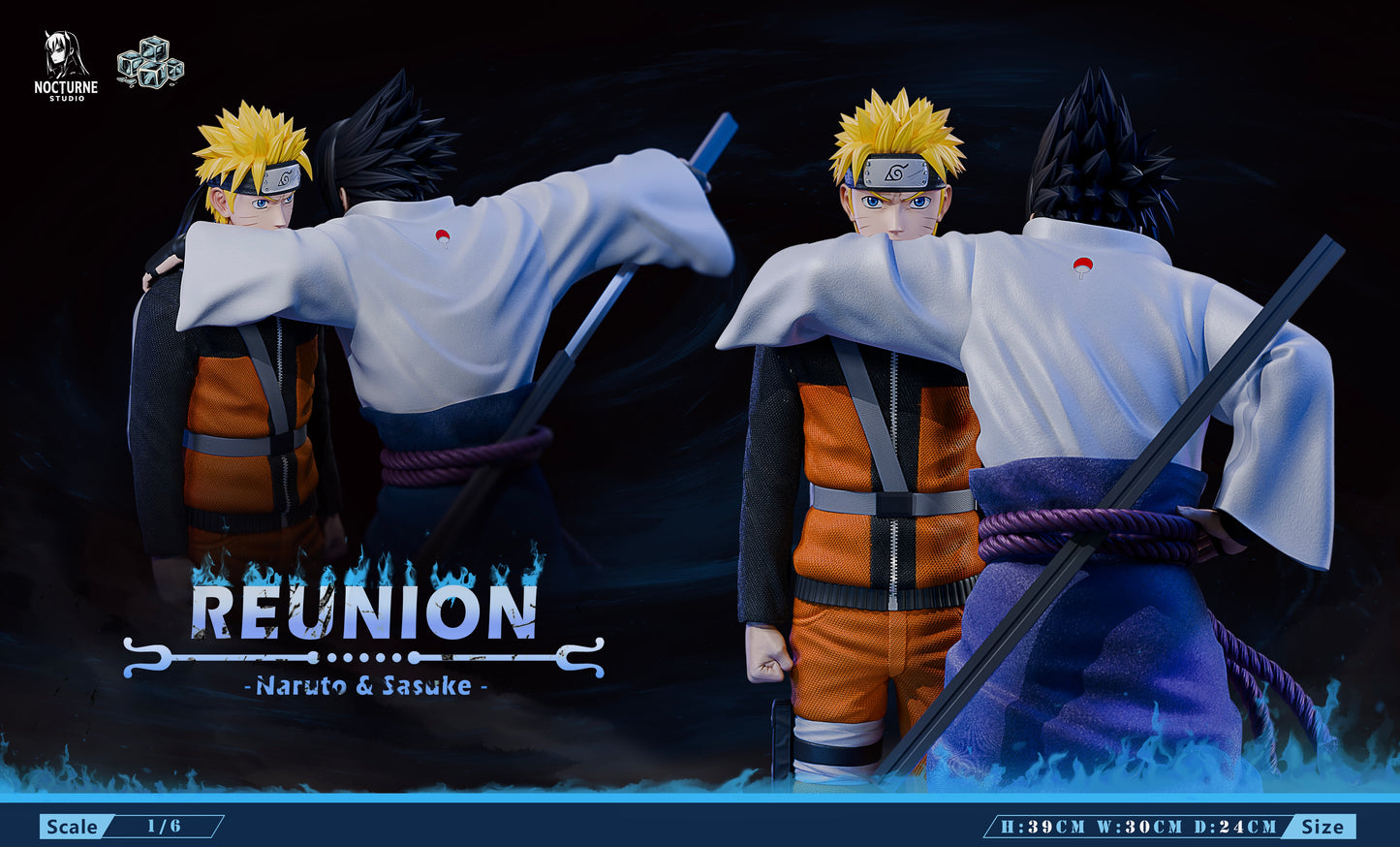 Nocturne Studio X ICE Studio - Uchiha Sasuke Uzumaki Naruto The Reunion [2 Variants]