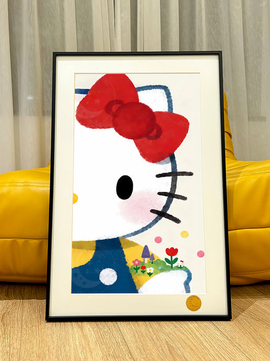 Xing Kong Studio - Painting Hello Kitty Poster Frame