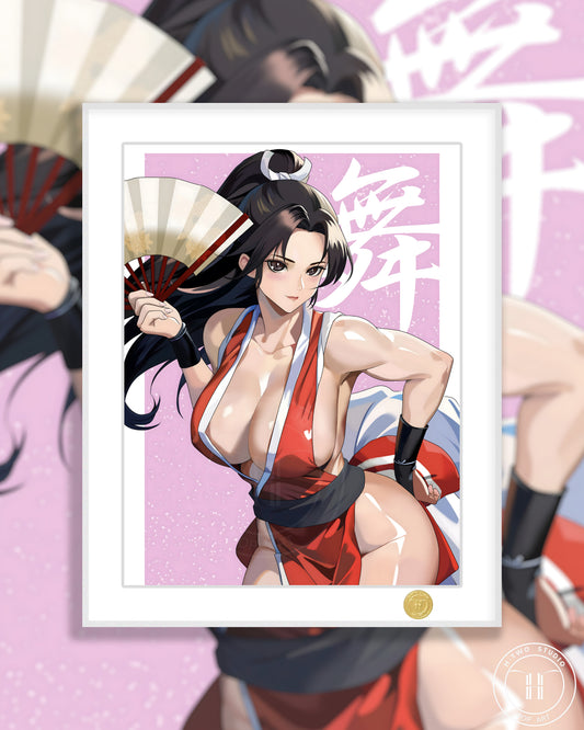 H-TWO Studio - Shiranui Mai Poster Frame