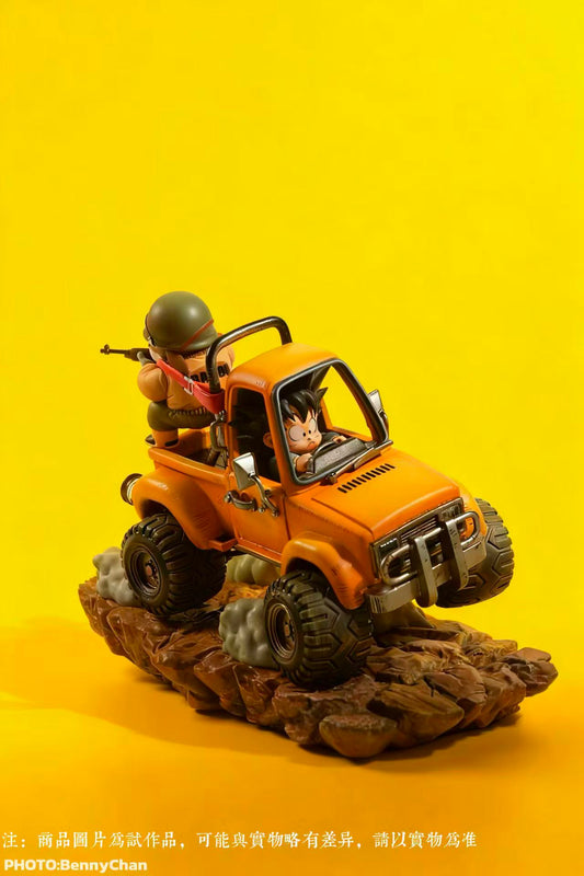 SENZUBEAN Studio - Son Goku Speeding off-road vehicle