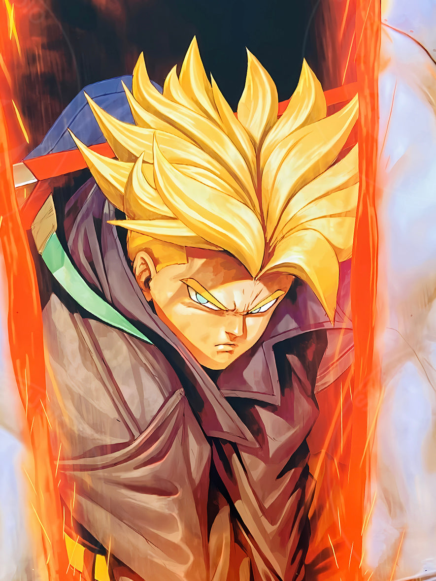 Xing Kong Studio - Future Warrior Super Saiyan Trunks Poster Frame