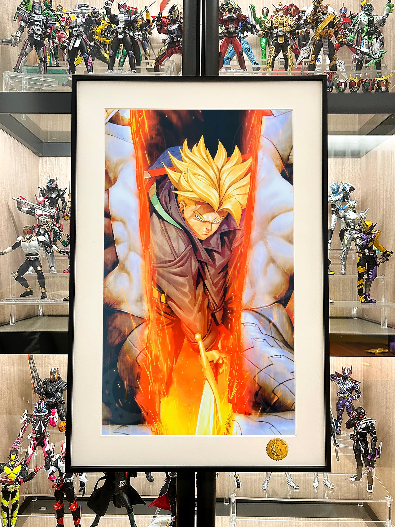 Xing Kong Studio - Future Warrior Super Saiyan Trunks Poster Frame