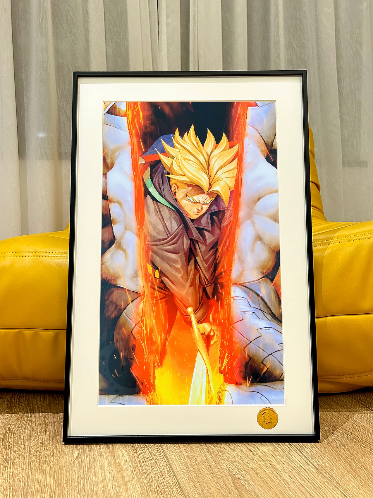 Xing Kong Studio - Future Warrior Super Saiyan Trunks Poster Frame