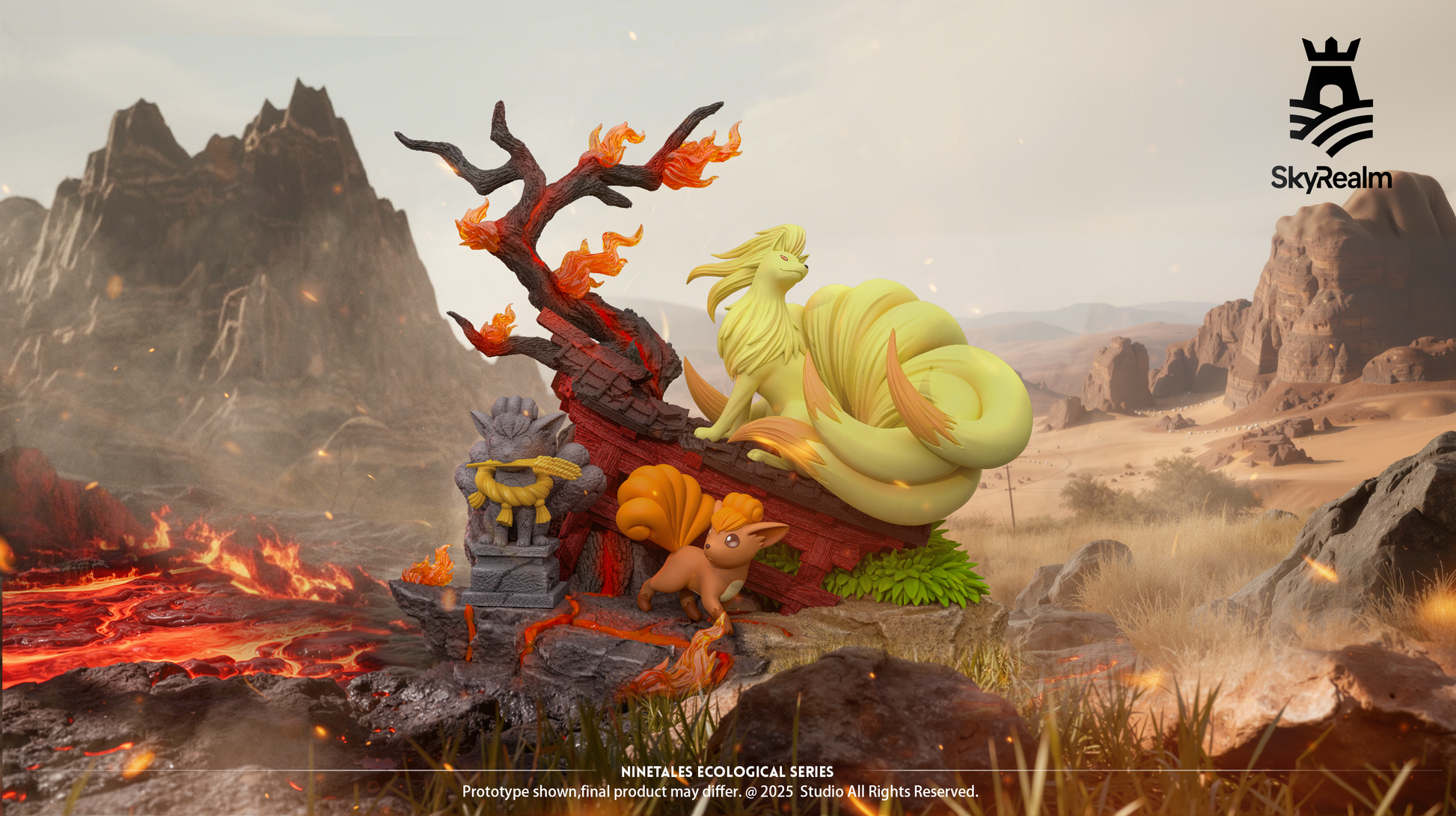 SkyRealm Studio - Ecological Scene Ninetales Evolution Set [2 Variants]