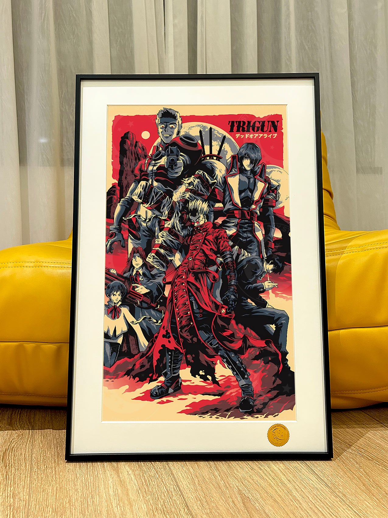 Xing Kong Studio - Characters of Trigun Poster Frame