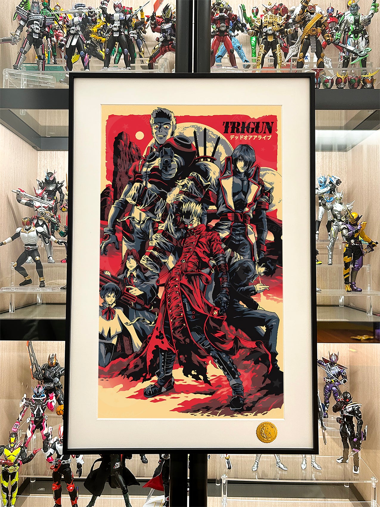 Xing Kong Studio - Characters of Trigun Poster Frame
